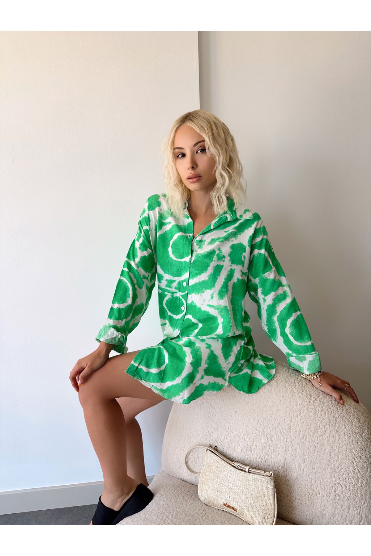 Batik Desen Tunik-Yeşil